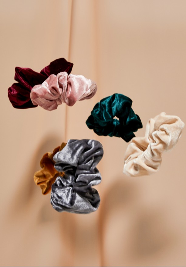 Scrunchies βελούδινα 2 τεμάχια